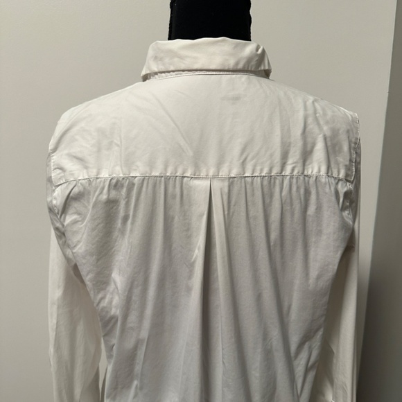 *J. MCLAUGHLIN* White Long Sleeve Button Down Top Size Small - Picture 5 of 7